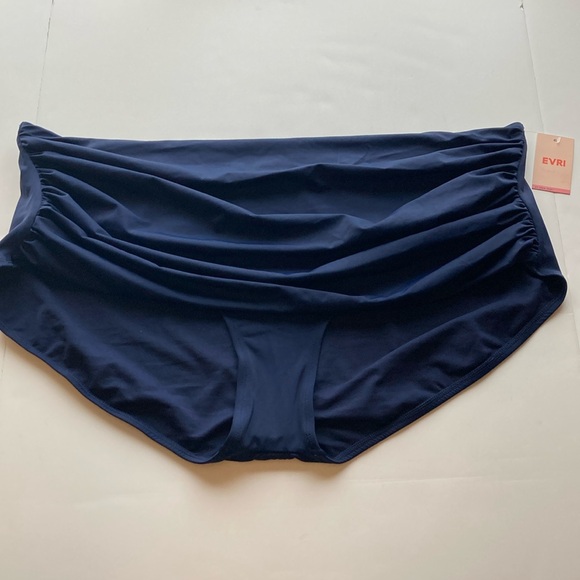 EVRI Other - EVRI Women’s High Waist Swimsuit Bikini Bottoms Navy Size 4X NWT #1444